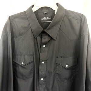 White Horse Black Western Men’s LS Shirt XXXL EUC